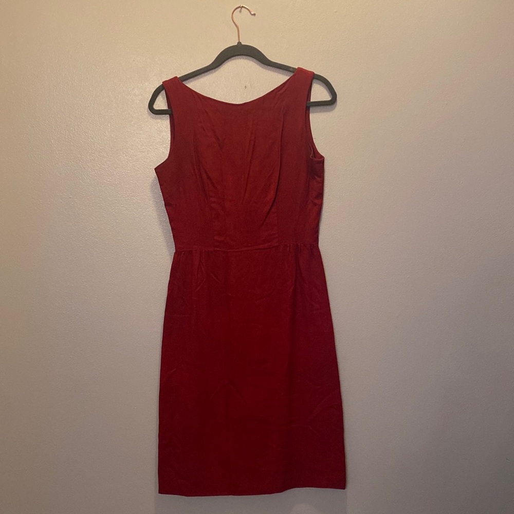 Lee Richard’s fashions red dress